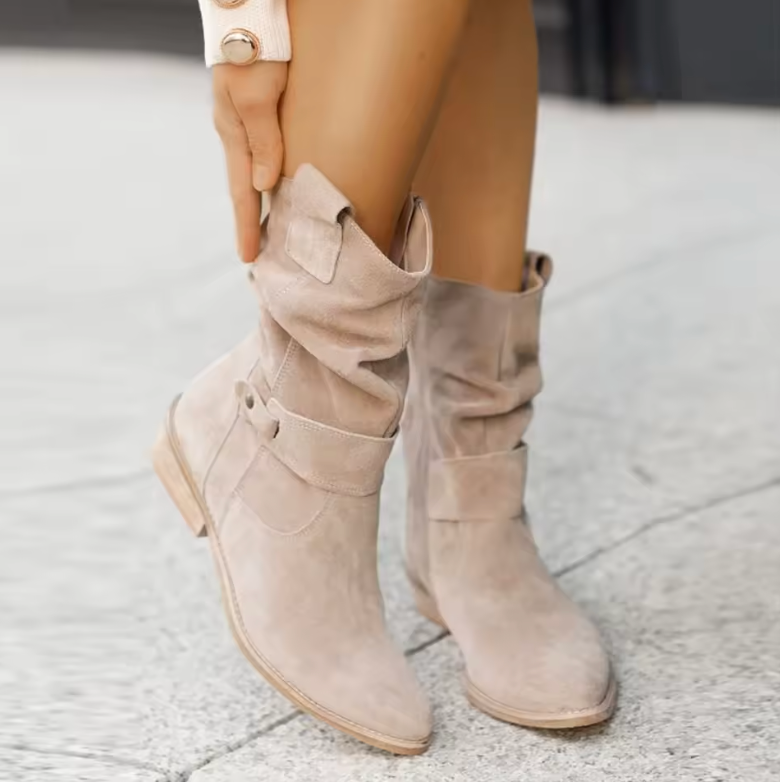 Élan Urbain™ | Bottines avec Fermeture Éclair et Talon Bas