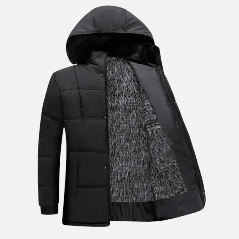 Élan Urbain™ | Parka d’Hiver Imperméable à Capuche