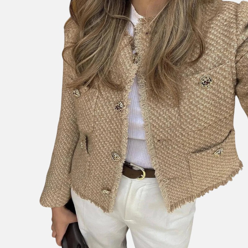 Élan Urbain™ | Veste chic en laine tweed
