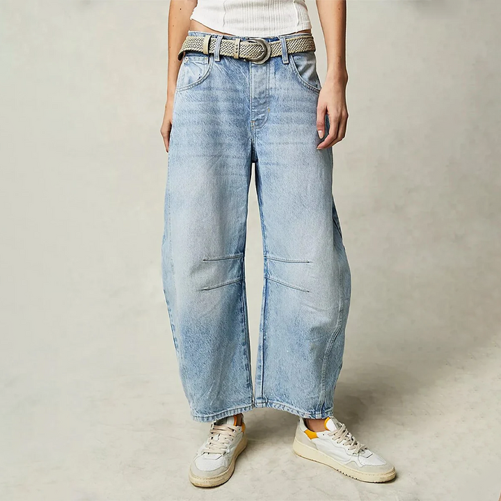 Women's Casual wide-leg jeans for comfort