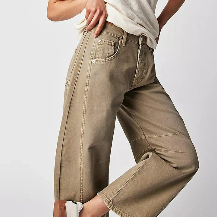 Women's Casual wide-leg jeans for comfort