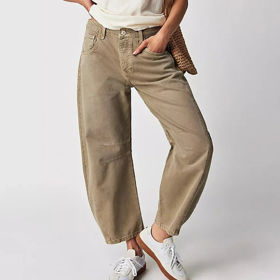 Women's Casual wide-leg jeans for comfort