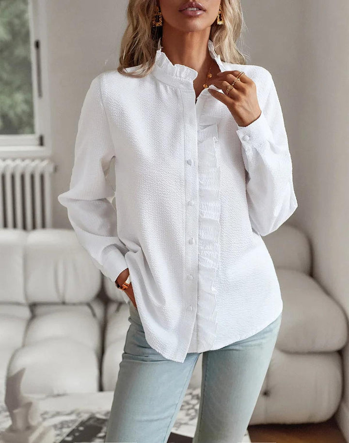 Elegant Cotton Sleeve Top for Women