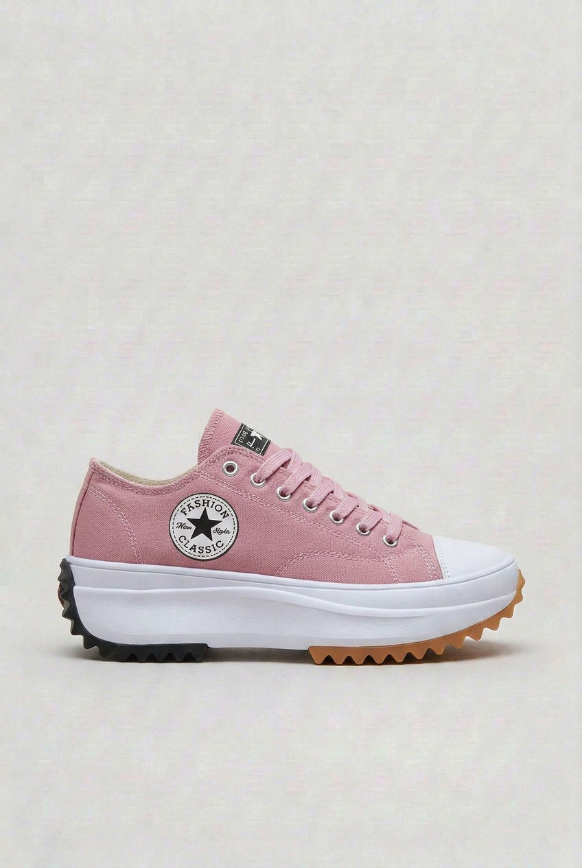 Women’s Platform Casual Trainers | Lace up