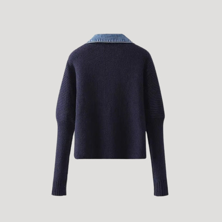 Marlowe™ Denim Detail Cardigan