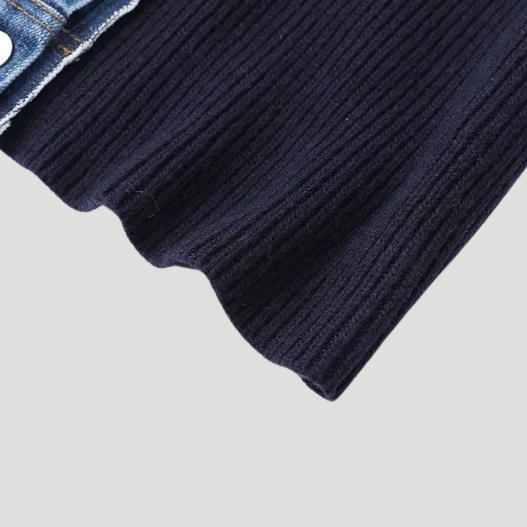Marlowe™ Denim Detail Cardigan