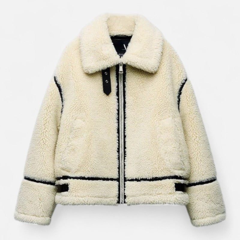 Élan Urbain™ | Veste Teddy Élégante pour Femmes