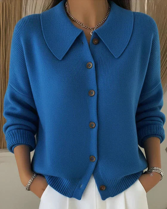 Ivy™ Minimal Blue Cardigan
