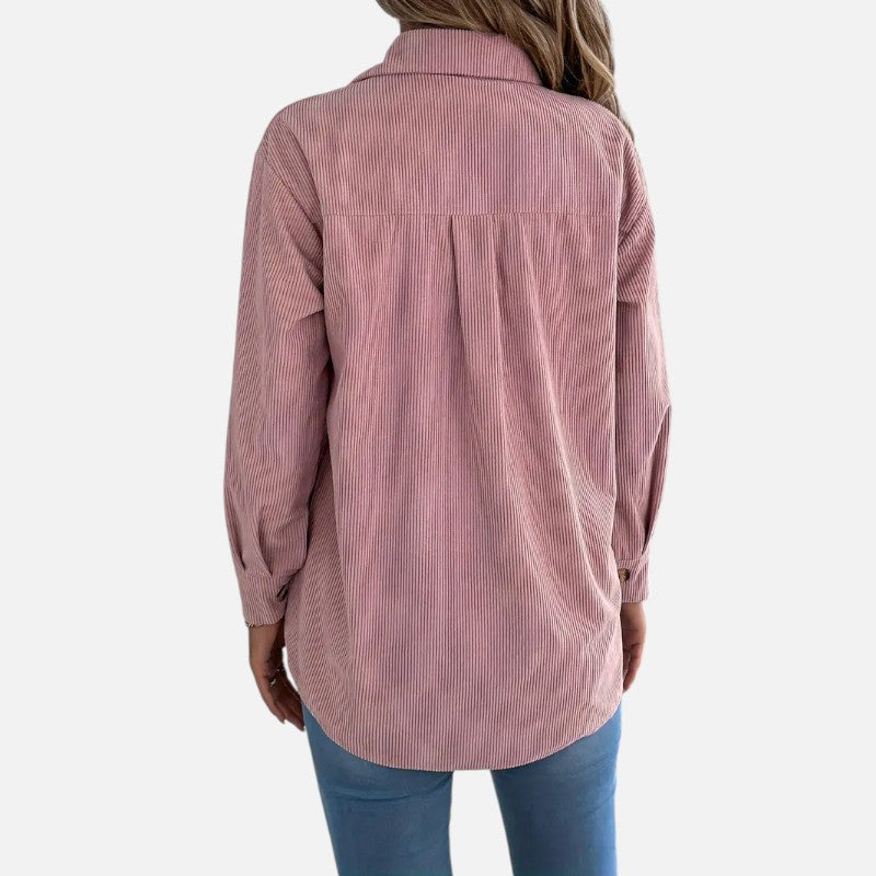 Élan Urbain™ | Veste en velours côtelé à manches longues pour femme