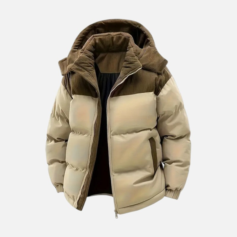 Élan Urbain™ | Veste détachable à capuche et blocs de couleur chaude