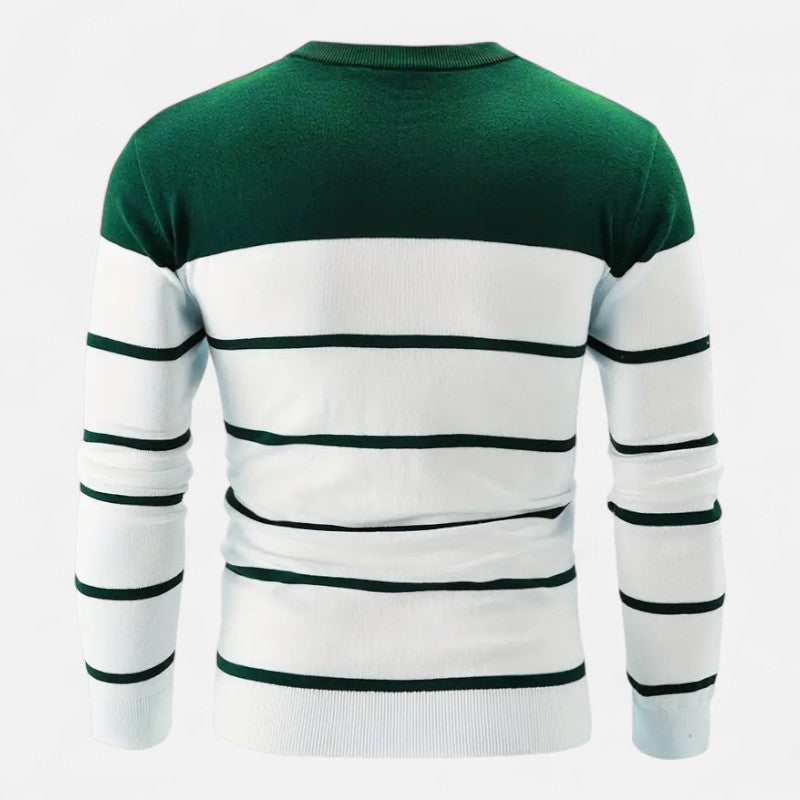 Élan Urbain™ | Pull-over à manches longues et col rond pour homme