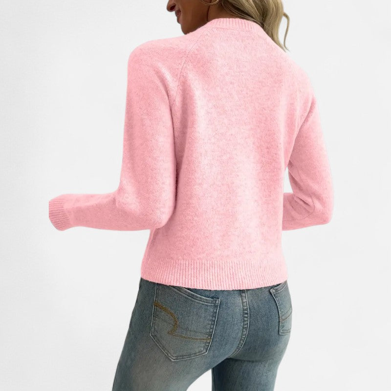 Élan Urbain™ | Cardigan élégant en fausse fourrure pour femme