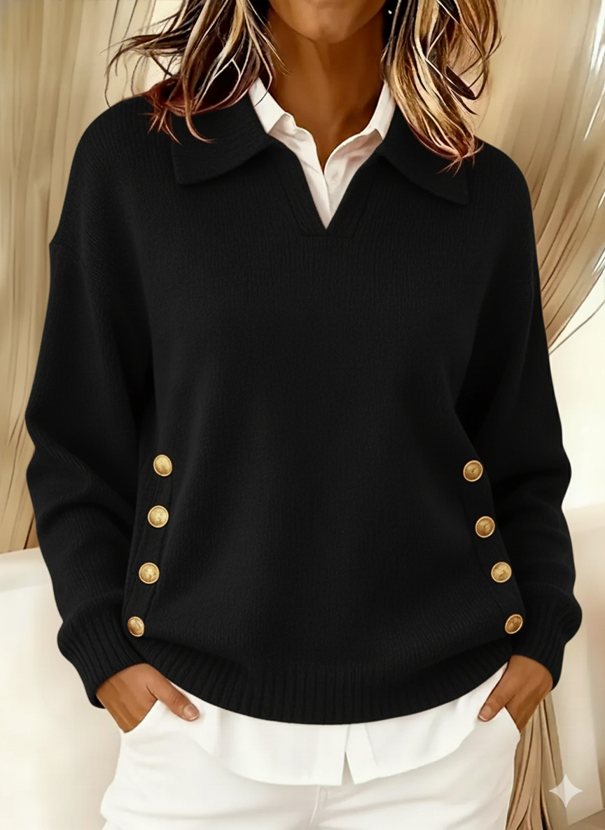Georgia™ Relaxed Collar Knit