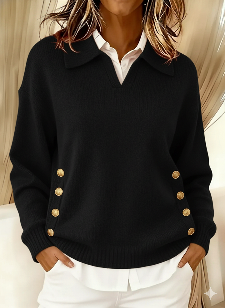 Georgia™ Relaxed Collar Knit