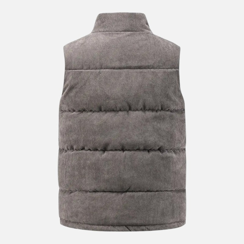 Élan Urbain™ | Gilet sans manches en velours côtelé pour homme