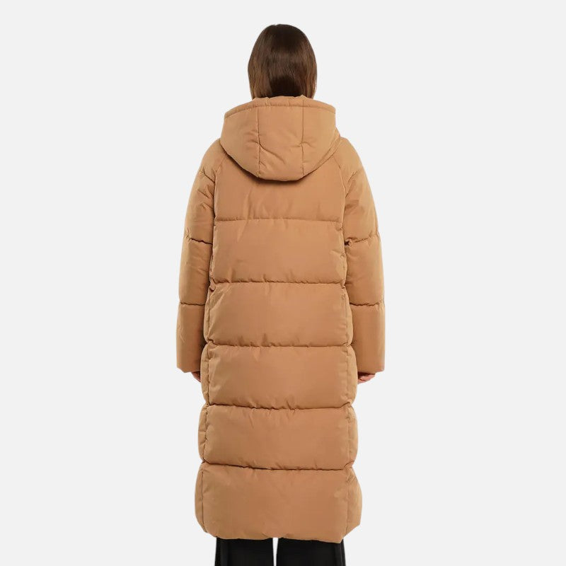 Élan Urbain™ | Doudoune longue imperméable avec double zip pour femme