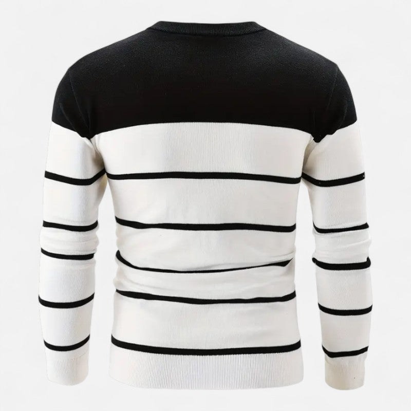 Élan Urbain™ | Pull-over à manches longues et col rond pour homme