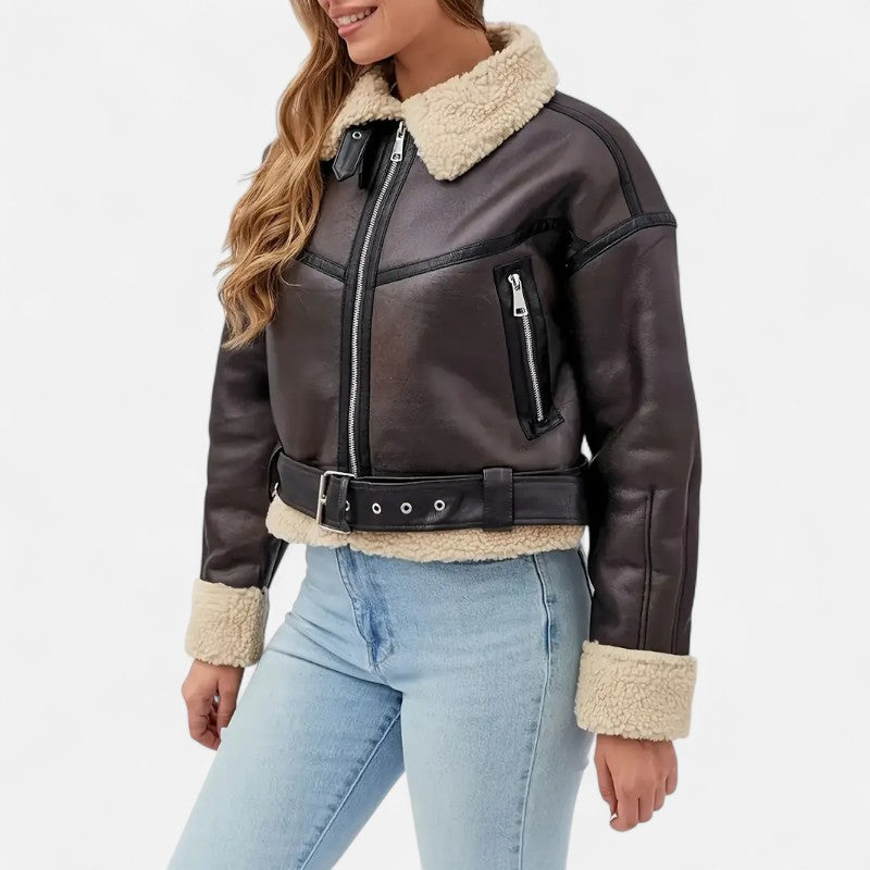 Élan Urbain™ | Blouson biker revisité pour femme