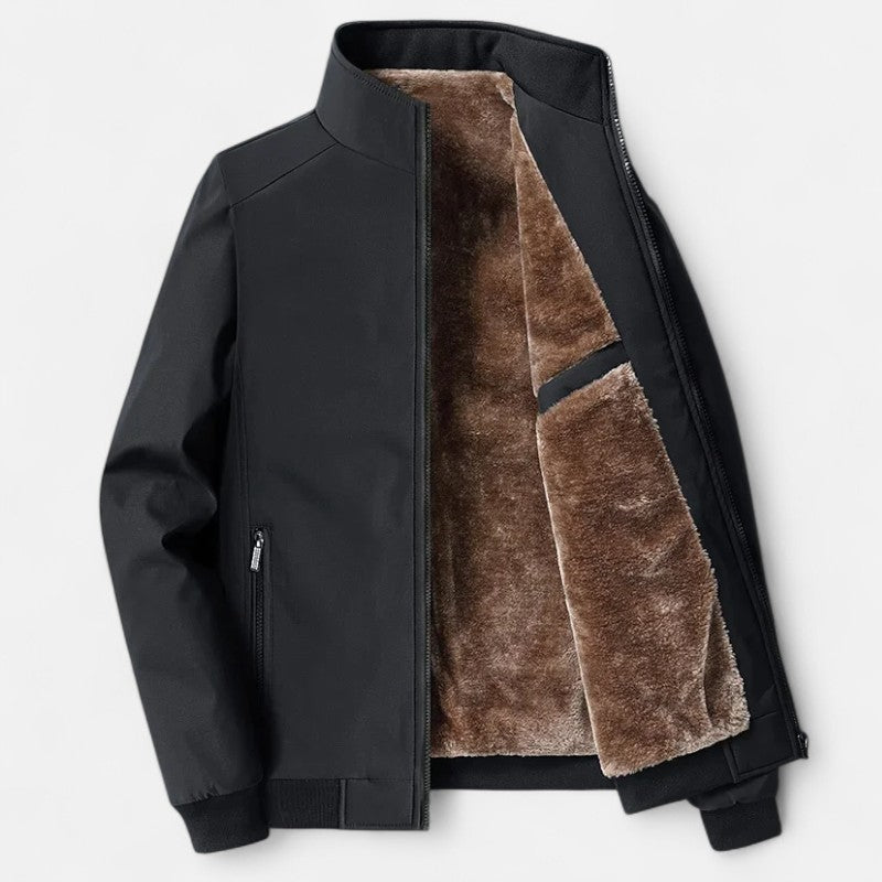 Élan Urbain™ | Manteau en Laine Doublé Polaire pour Homme