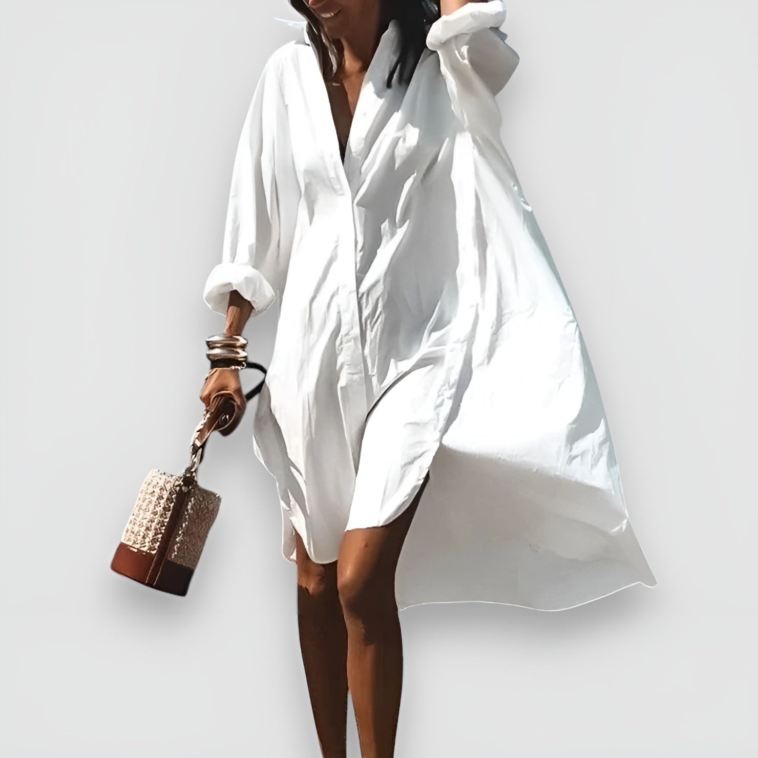 Élan Urbain™ | Robe Chemise Élégante pour Femmes